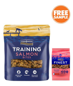 Fish4Dogs Training Salmon Bites Dog Treats 80g - 80G - Shopivet.com