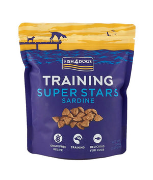 Fish4Dogs Training Super Stars Sardine Dog Treats 150g - 150g - Shopivet.com