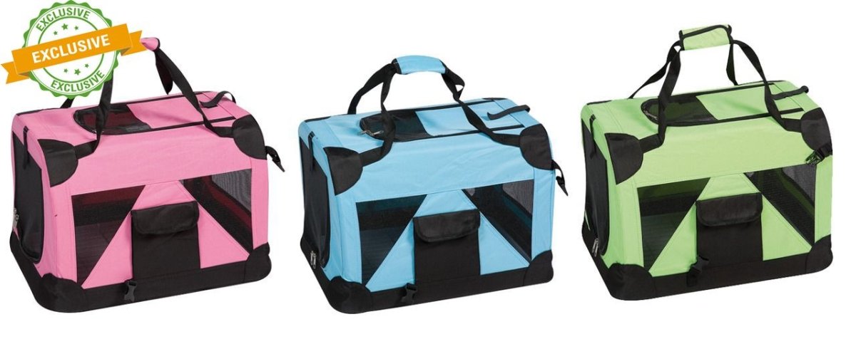 Flamingo Alix Fun Foldable Carrying Bag - BLUE - Shopivet.com