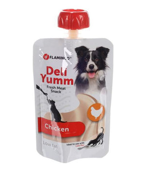 Flamingo Deli Yumm Fresh Meat Snack Chicken Dog Treats 90g - 90g - Shopivet.com