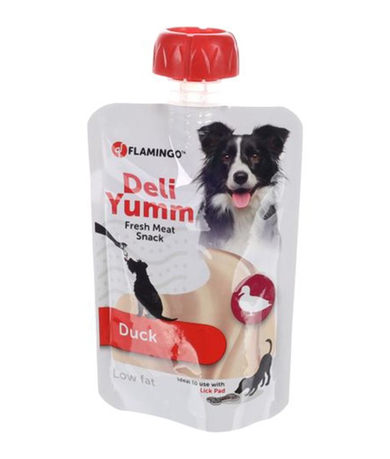 Flamingo Deli Yumm Fresh Meat Snack Duck Dog Treats 90g - 90g - Shopivet.com