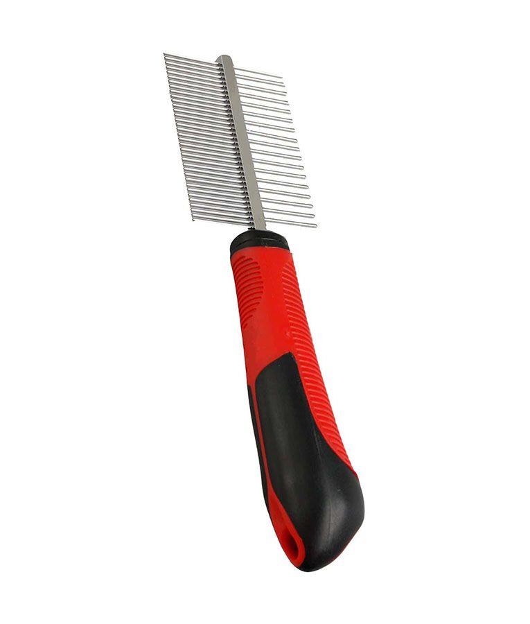 Flamingo Double Sided Twin Dog Grooming Comb - Shopivet.com