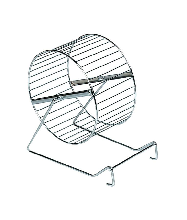 Flamingo Exercise Metal Wheel Hamster Toy - 15CM - Shopivet.com