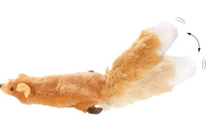 Flamingo Flapso Moving Squirrel Electronic Cat Toy Brown 35cm - Brown - Shopivet.com