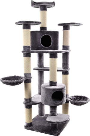 Flamingo Giganto Grey & White Cat Scratching Tree - Grey - Shopivet.com