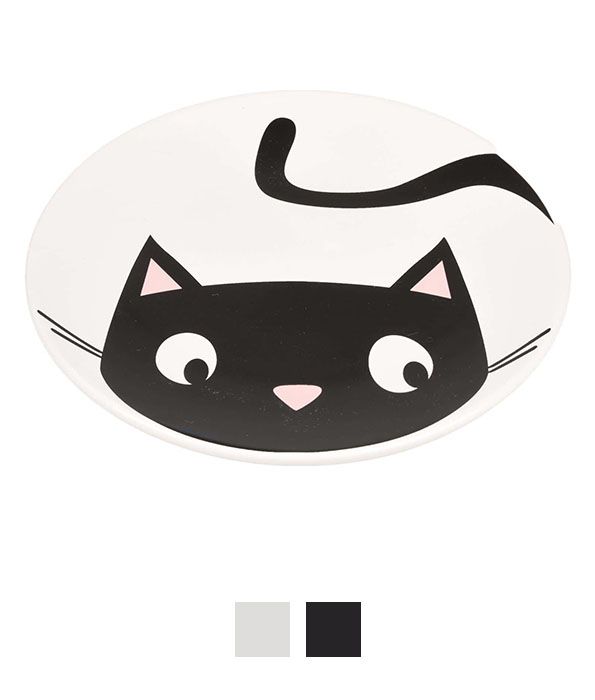 Flamingo Guus Ceramic Mosaic Cat Bowl - WHITE - Shopivet.com