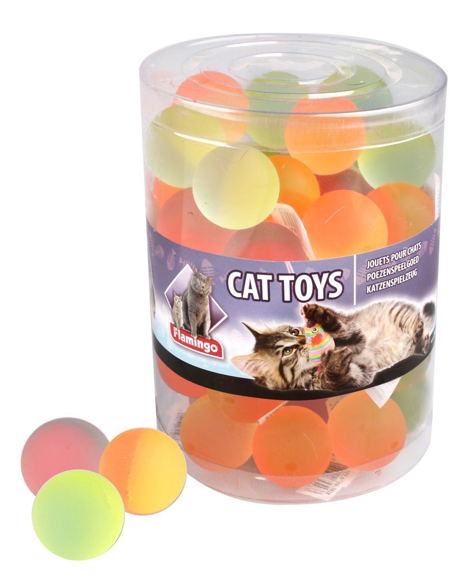 Flamingo Hamish Bounce Ball Cat Toy - OS - Shopivet.com