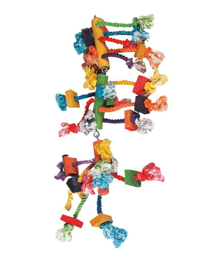 Flamingo Hanger with Beads Bird Toy - OS - Shopivet.com