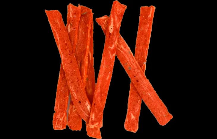 Flamingo Hapki Chicken & Beef Strips Dog Treats 85g - OS - Shopivet.com