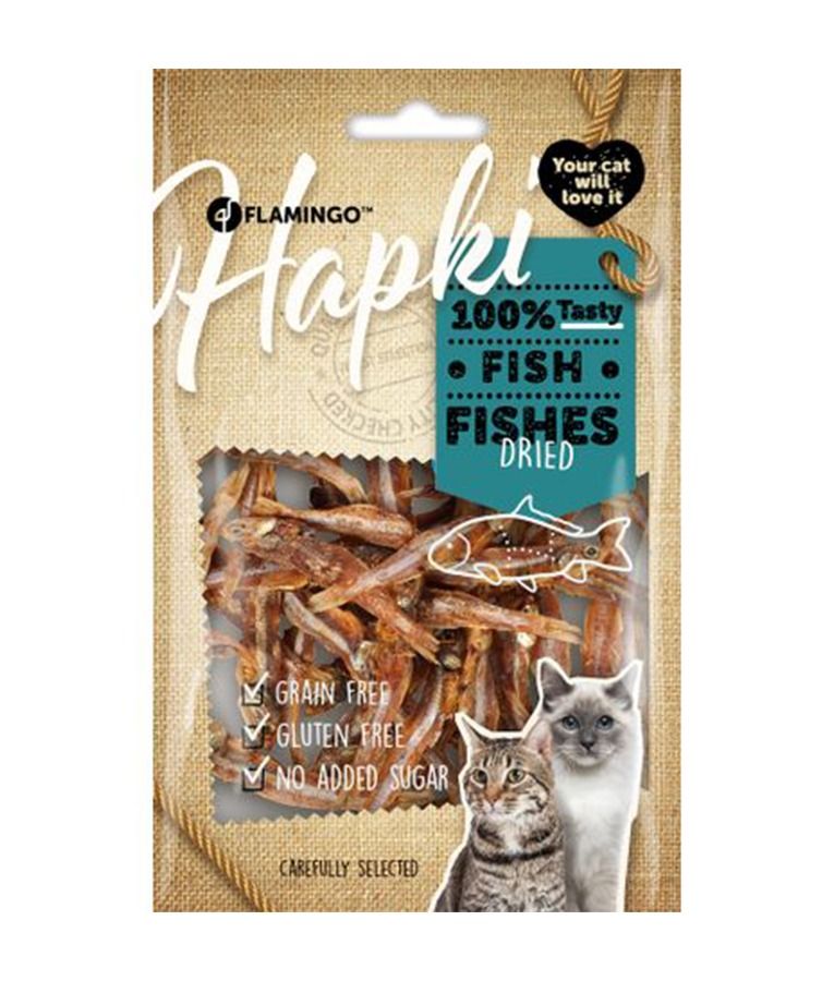 Flamingo Hapki Dried Fish Cat Treats 50g - 50g - Shopivet.com