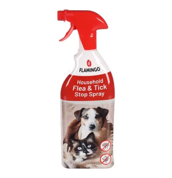 Flamingo Household Flea & Tick Stop Spray 800ml - 800ml - Shopivet.com