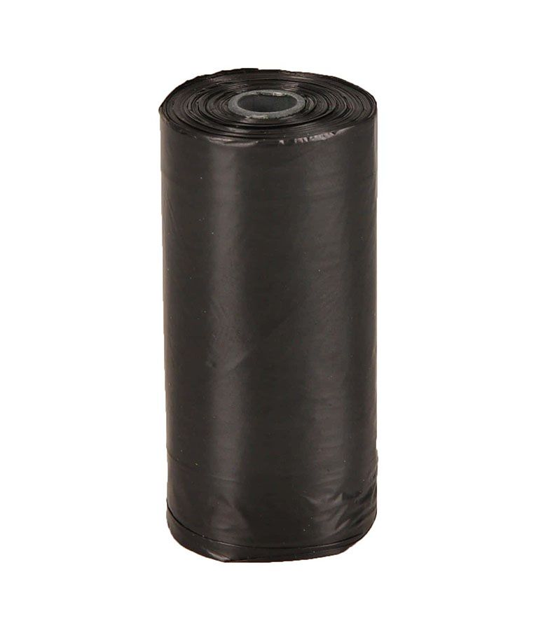 Flamingo Hygienic Dog Poop Bags Refill 4 x 15 Bags - Black - Shopivet.com