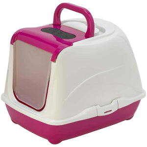 Flamingo Loki Hawai Cat Litter Box - PINK Medium - Shopivet.com