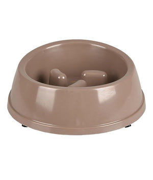 Flamingo Mangi Dog Slow Feeder - TAUPE 1500ml - Shopivet.com