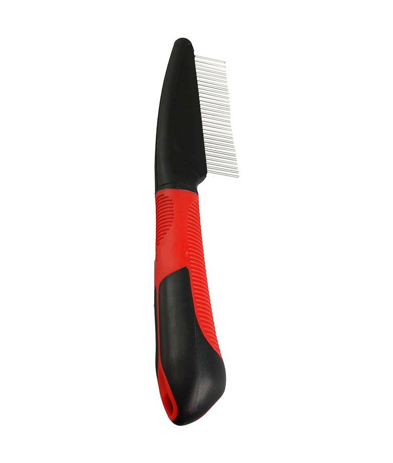 Flamingo Medium Rotating Teeth Dog Grooming Comb - Shopivet.com