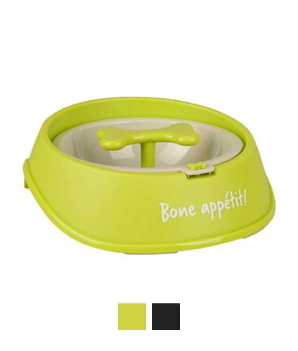 Flamingo Osto Dog Slow Feeder - LIME 400ML - Shopivet.com