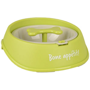 Flamingo Osto Dog Slow Feeder - LIME 400ML - Shopivet.com