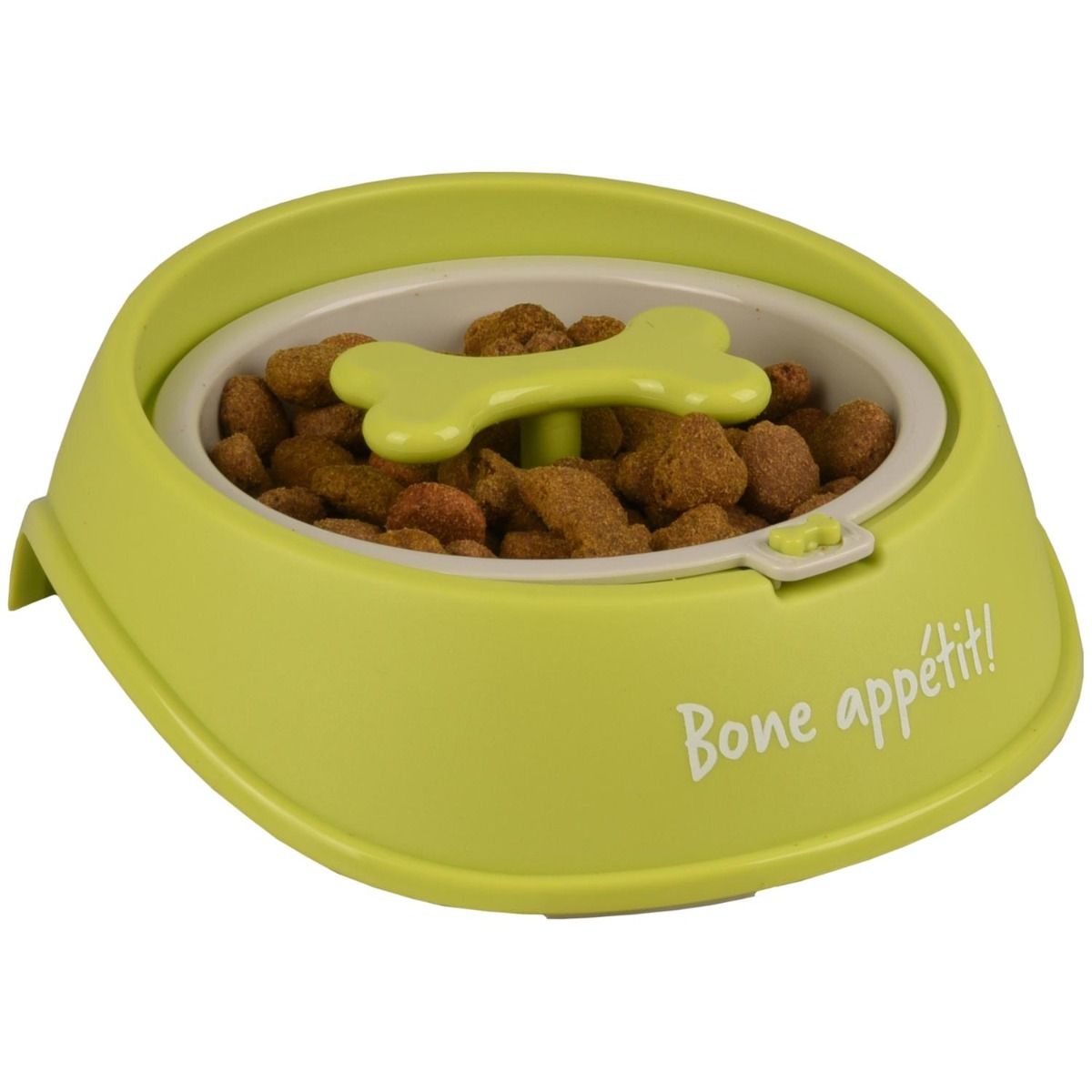 Flamingo Osto Dog Slow Feeder - LIME 400ML - Shopivet.com