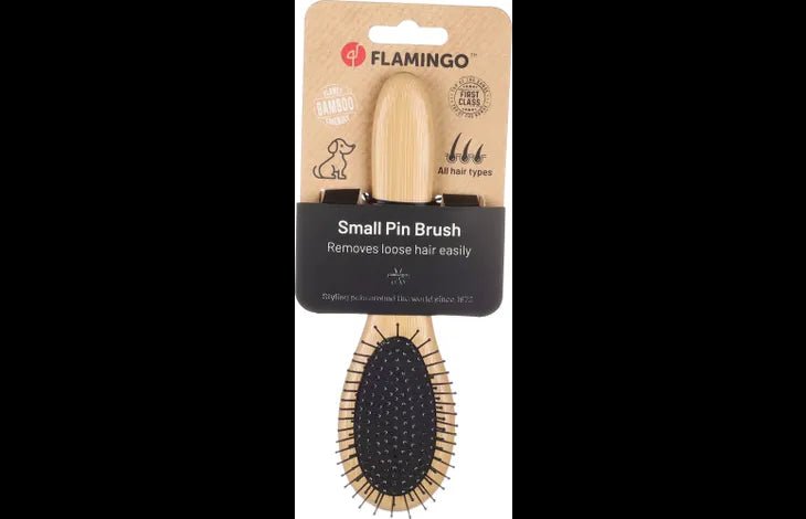 Flamingo Pin Brush Babu Dog Brush - Small - Shopivet.com