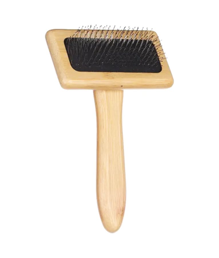 Flamingo Slicker Brush Babu Smooth & Shiny Cat Brush - Medium - Shopivet.com