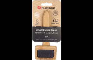 Flamingo Slicker Brush Babu Smooth & Shiny Cat Brush - Small - Shopivet.com