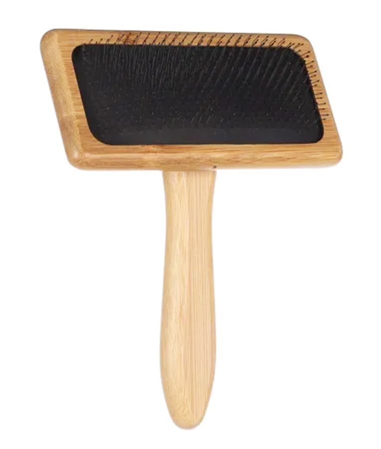 Flamingo Slicker Brush Babu Smooth & Shiny Dog Brush - Large - Shopivet.com