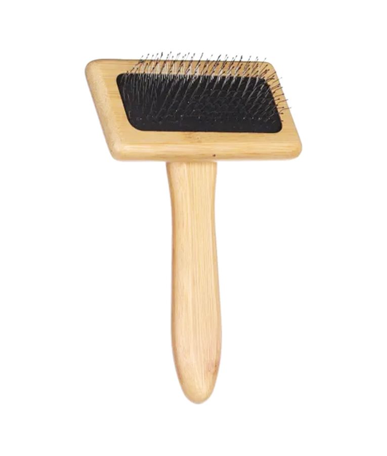 Flamingo Slicker Brush Babu Smooth & Shiny Dog Brush - Large - Shopivet.com