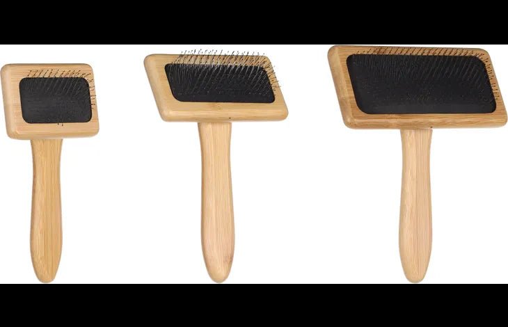 Flamingo Slicker Brush Babu Smooth & Shiny Dog Brush - Medium - Shopivet.com