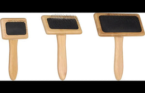 Flamingo Slicker Brush Babu Smooth & Shiny Dog Brush - Small - Shopivet.com