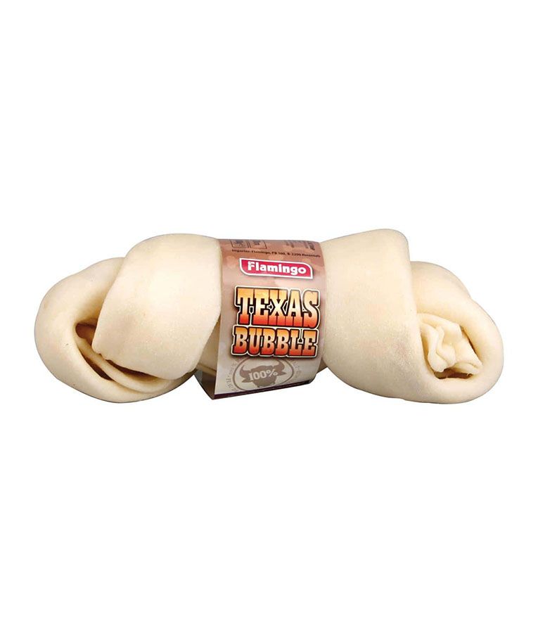 Flamingo Texas Bubble Rawhide Roll Dog Treats - 38 - 41CM - Shopivet.com