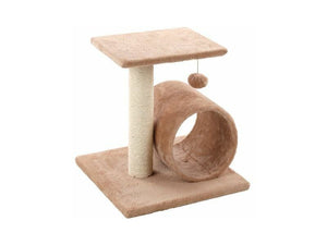Flamingo Triolet Beige Cat Scratching Tree 38x38x40cm - Beige - Shopivet.com