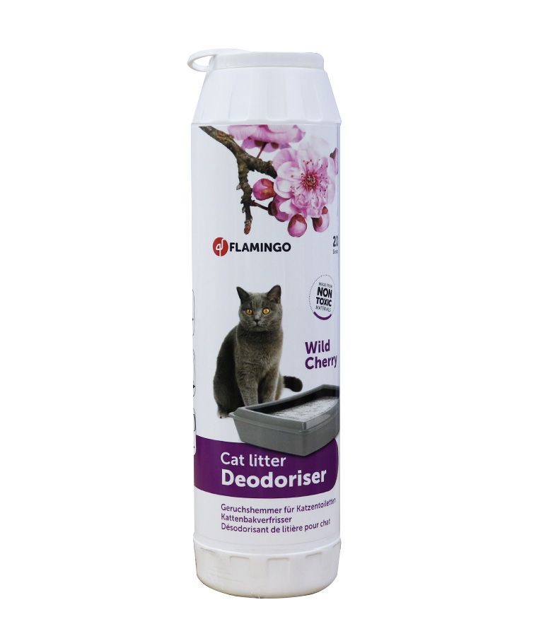 Flamingo Wild Cherry Cat Litter Deodoriser - Shopivet.com