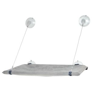 Flamingo Window Lounger Chill Grey Cat Hammock - Grey - Shopivet.com