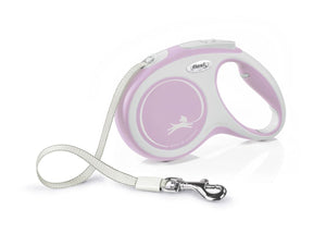 Flexi New Comfort Tape Dog Leash - ROSE M/5M - Shopivet.com