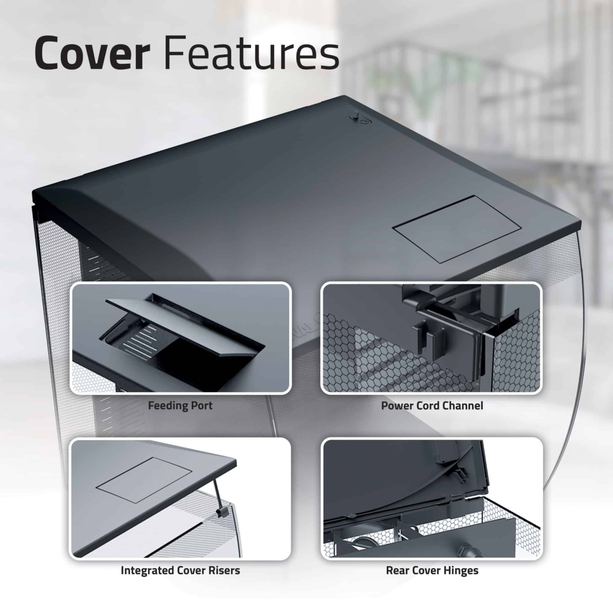 Fluval Flex 2.0 Aquarium Kit Black 34 L
