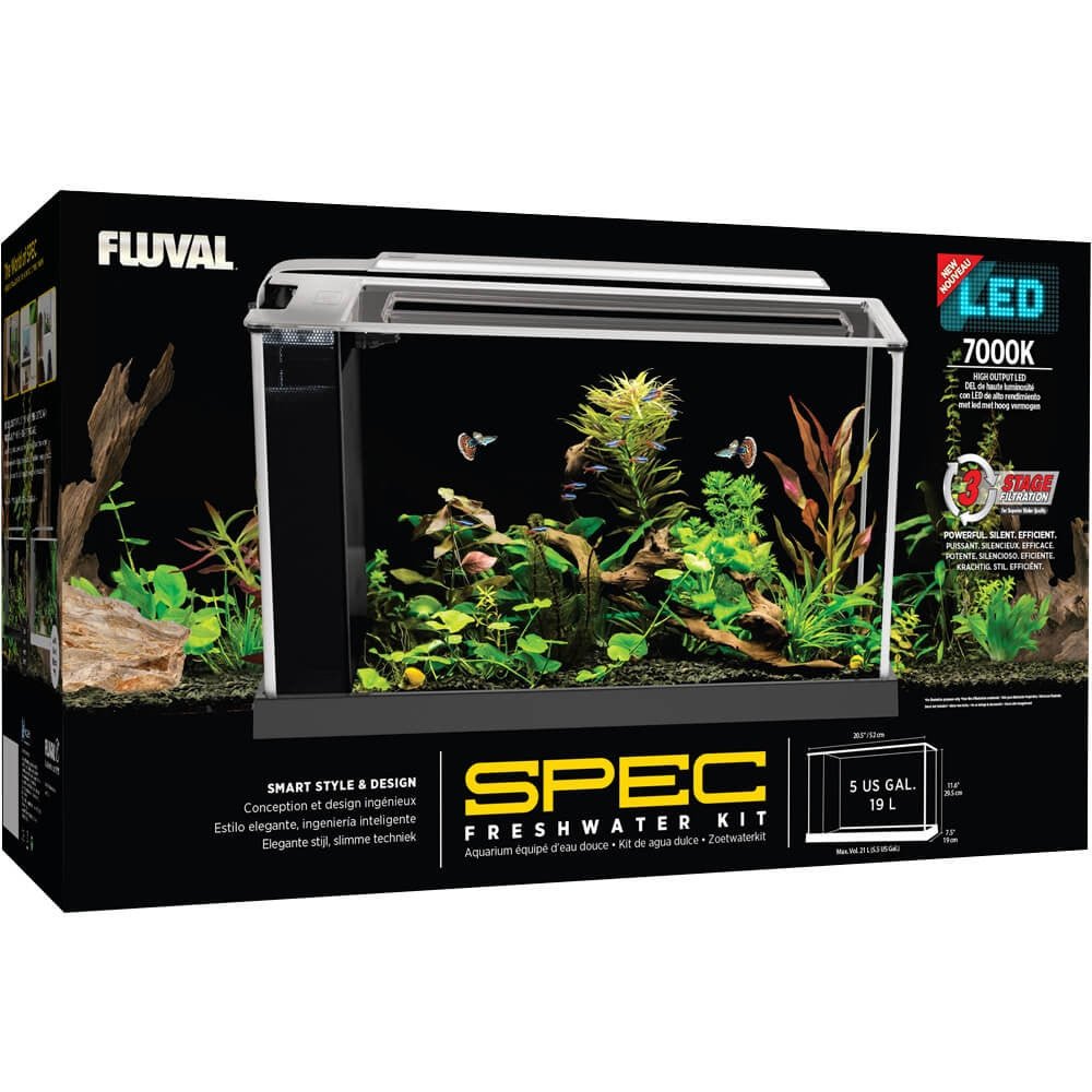 FLUVAL SPEC AQUARIUM KIT - 19 L (5 US GAL) طقم حوض السمك - Shopivet.com