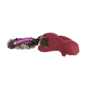 Forestail Rabbit Push to Mute with Plush Tail (Purple) - Shopivet.com