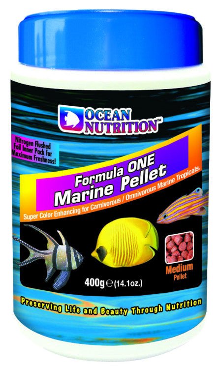 Formula 1 Marine Pellet Medium 400g - Shopivet.com