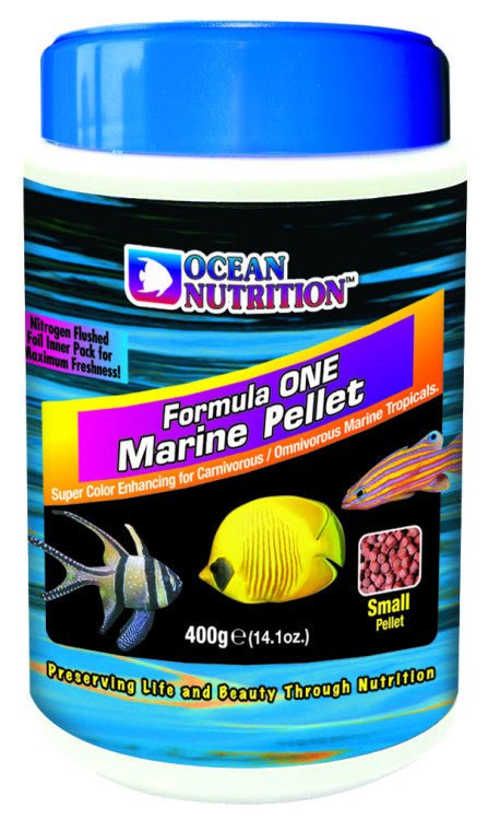 Formula 1 Marine Pellet Small 400g - Shopivet.com