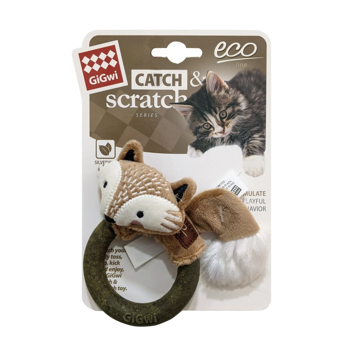 Fox Catch & Scratch Eco line with Slivervine Ring - Shopivet.com