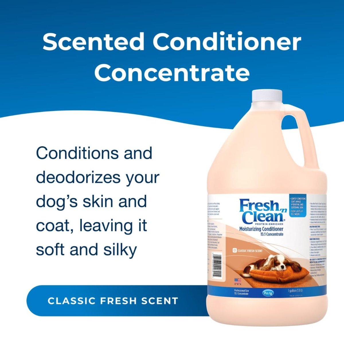 Fresh ’n Clean® Moisturizing Shampoo - Classic Fresh Scent 1gallon - Shopivet.com