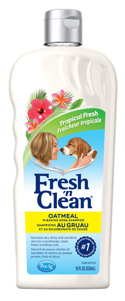 Fresh ’n Clean® Oatmeal ’n Baking Soda Shampoo - Tropical Fresh Scent 533ml - Shopivet.com