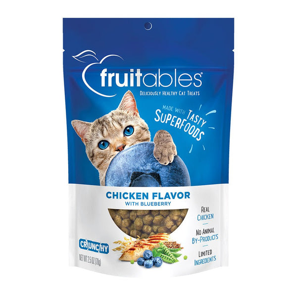 Fruitables Chicken Flavor with Blueberry Cat Treats 70g - Shopivet.com