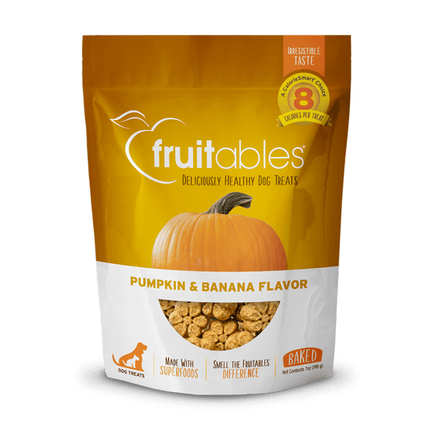 Fruitables Dog Treats Pumpkin & Banana 198gr - Shopivet.com