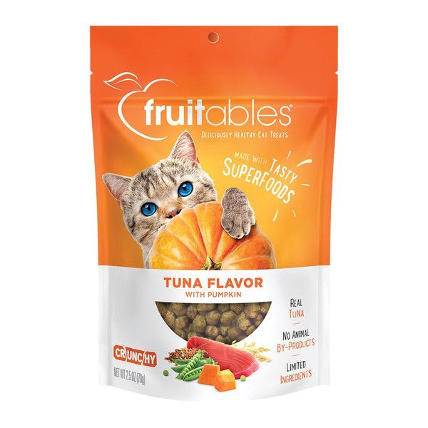 Fruitables Tuna Flavor with Pumpkin Cat Treats 70g - Shopivet.com
