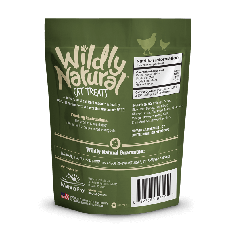 Fruitables Wildly Natural Cat Treats – Chicken Flavor (71g) - Shopivet.com