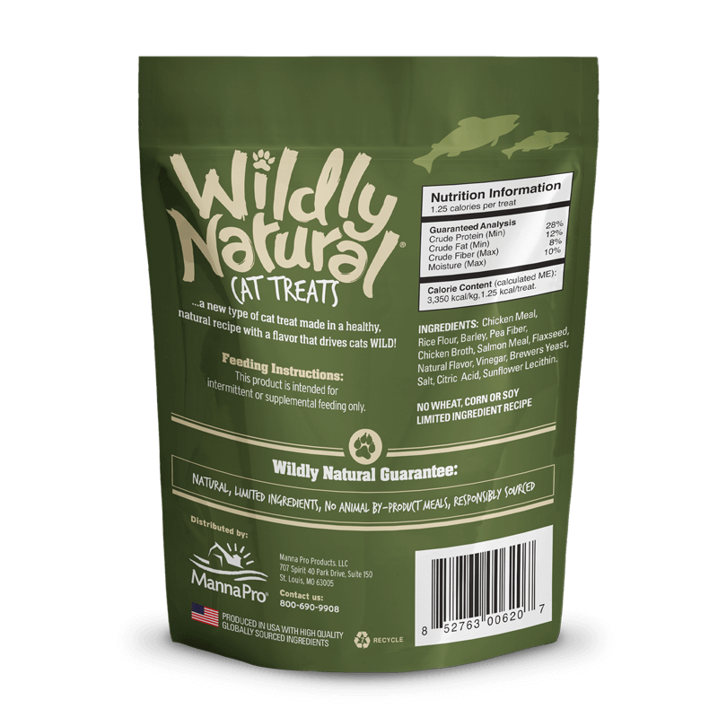 Fruitables Wildly Natural Cat Treats – Salmon Flavor (71g) - Shopivet.com
