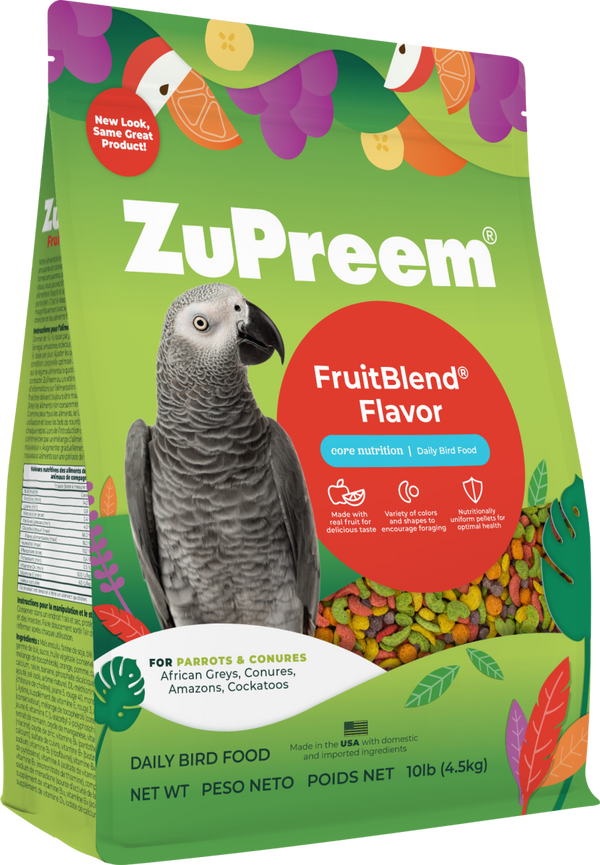 FruitBlend Flavor Medium & Large Parrot Food 10 lbs (4.54 kg)