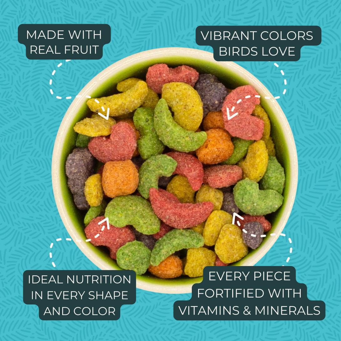 FruitBlend Flavor Medium & Large Parrot Food 10 lbs (4.54 kg)