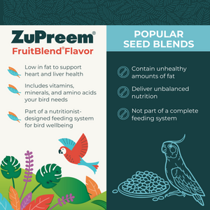 FruitBlend Flavor Medium & Large Parrot Food 10 lbs (4.54 kg)